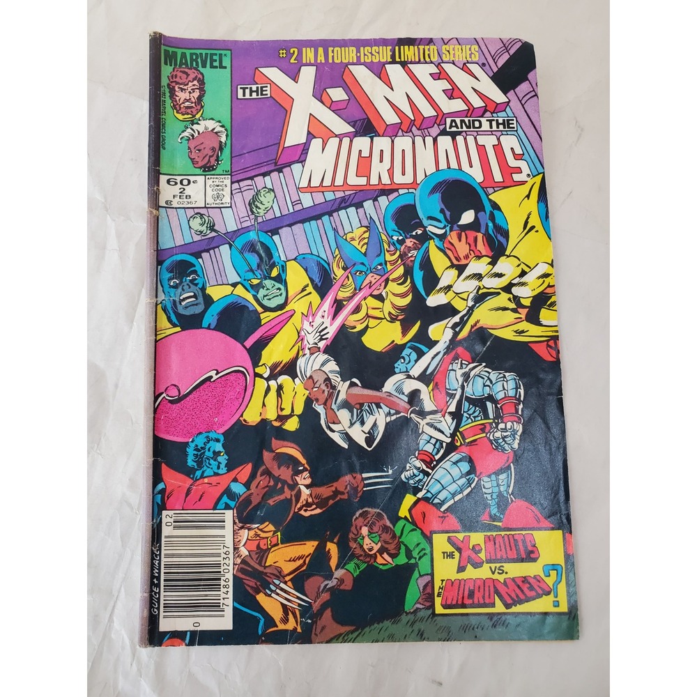 The X-Men and the Micronauts #2 Marvel Comics‎ 1984 Bronze Age Wolverine Storm
